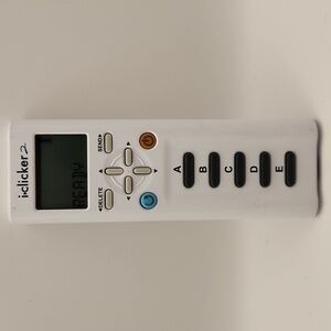 Iclicker 2 With New Batteries In Device